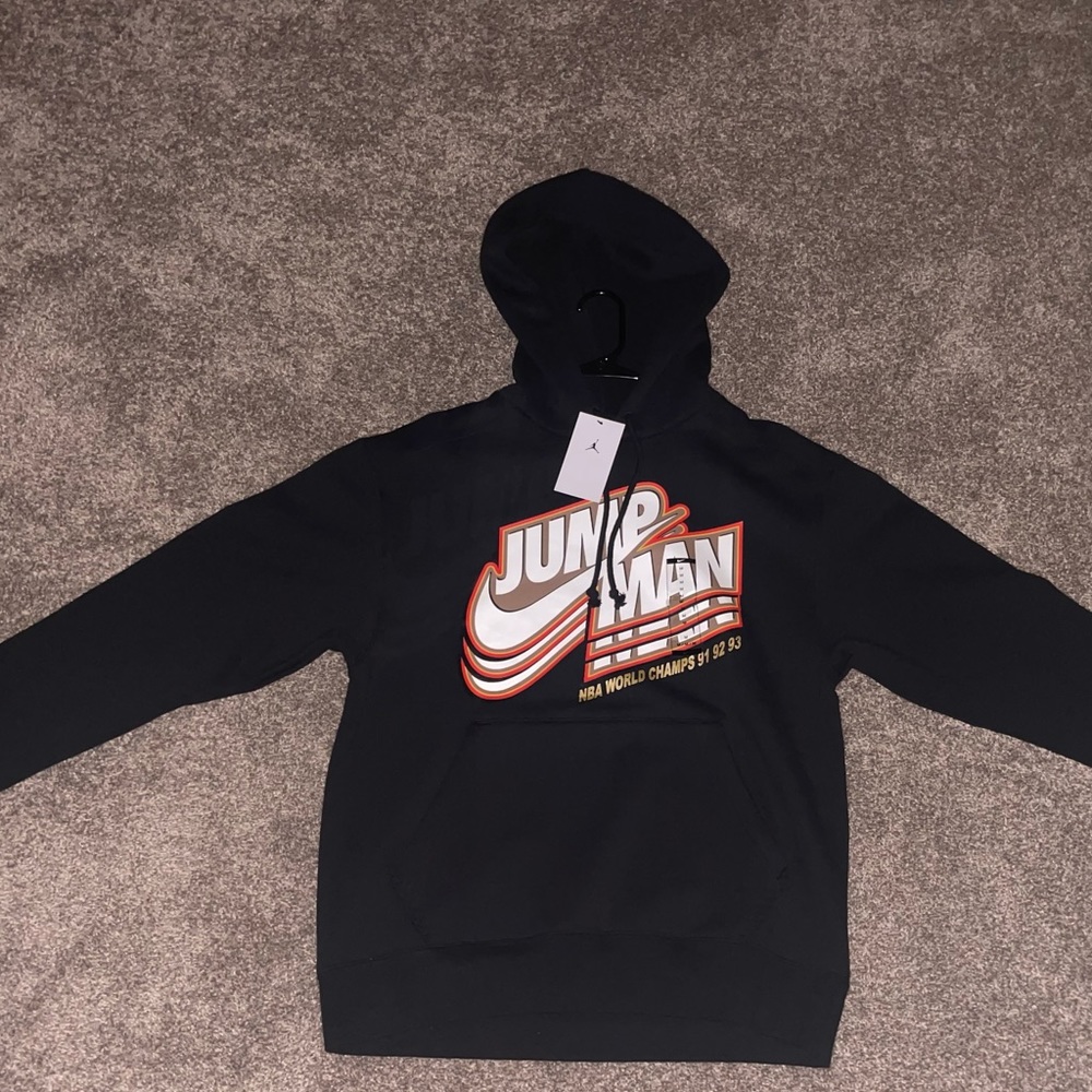 NEW Nike Air NBA world champs Jordan JumpMan Fleece Hoodie Size Large